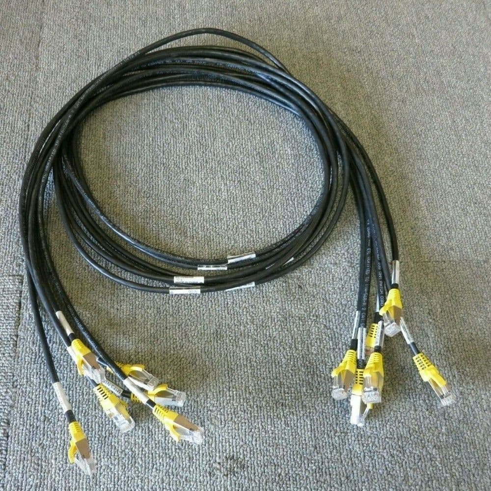 Job Lot 6 x IBM EMC 45W9357 M1F3N1MGT RJ45 To RJ45 Patch