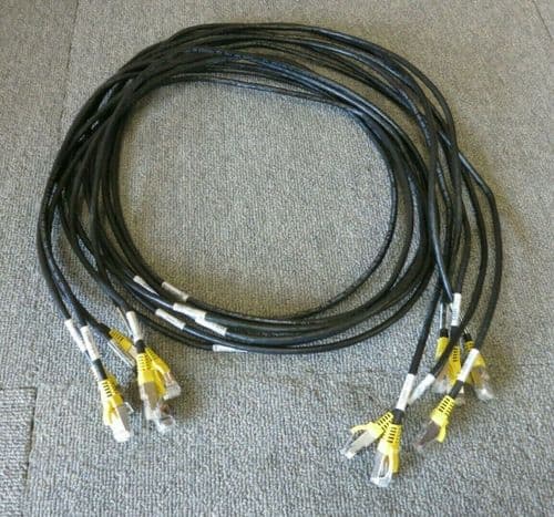 Job Lot 6 x IBM EMC 45W9358 CA1-M4F3 RJ45 To RJ45 Ethernet Patch Cable 74"