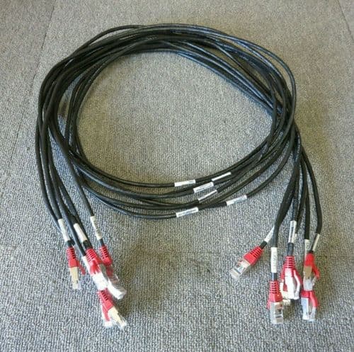 Job Lot 6 x IBM EMC 45W9360 CA2-M3F3 RJ45 To RJ45 Ethernet Patch Cable 74"