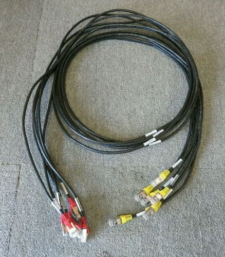 Job Lot 6 x IBM EMC 45W9361 M1A2-MtopA1 RJ45 To RJ45 Ethernet Patch Cable 84"