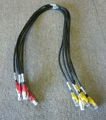 Job Lot 6 x IBM EMC 45W9365 M5A2-M4A1 RJ45 To RJ45 Ethernet Patch Cable 36"