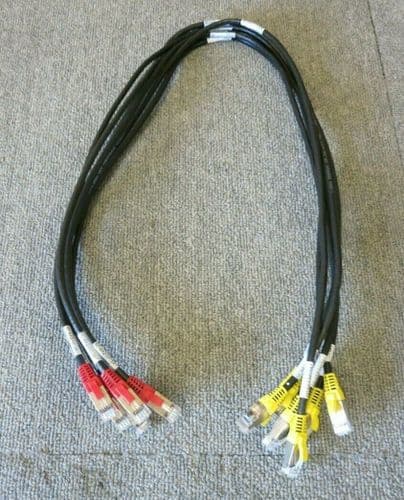Job Lot 6 x IBM EMC 45W9374 M14A2-M13A1 RJ45 To RJ45 Ethernet Patch Cable 35"