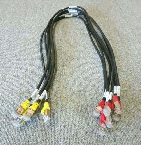 Job Lot 6 x IBM EMC 45W9375 M15A2-M14A1 RJ45 To RJ45 Ethernet Patch Cable 35"