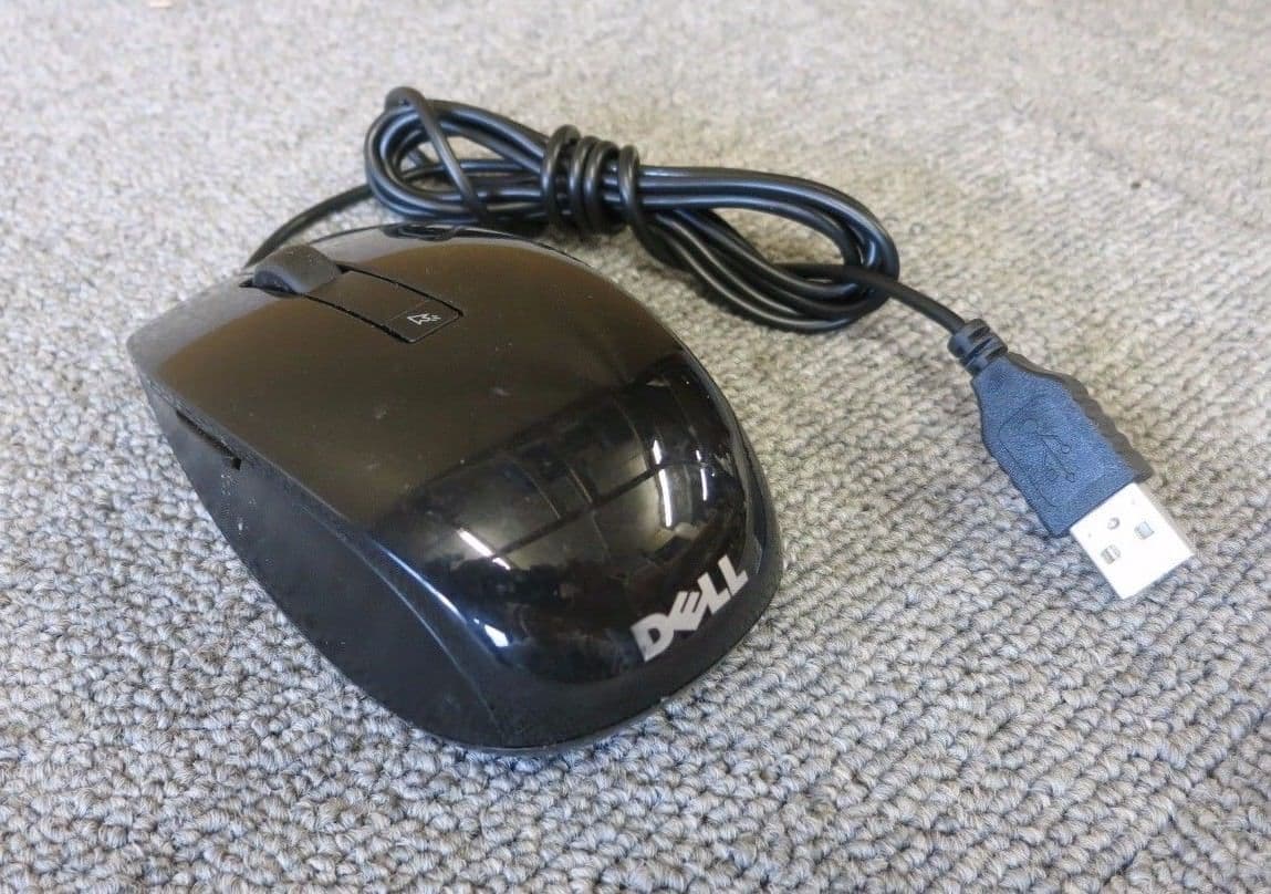 Joblot 2 x Dell J660D 93H7Y Wired USB Optical Laser Mouse