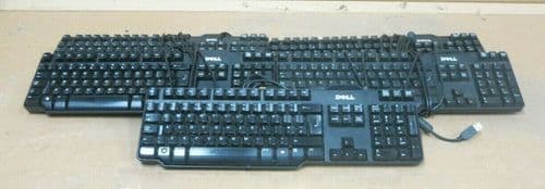 Joblot 5 x SK-8115 DJ329 Wired QuietKey Multimedia USB UK Qwerty Keyboard