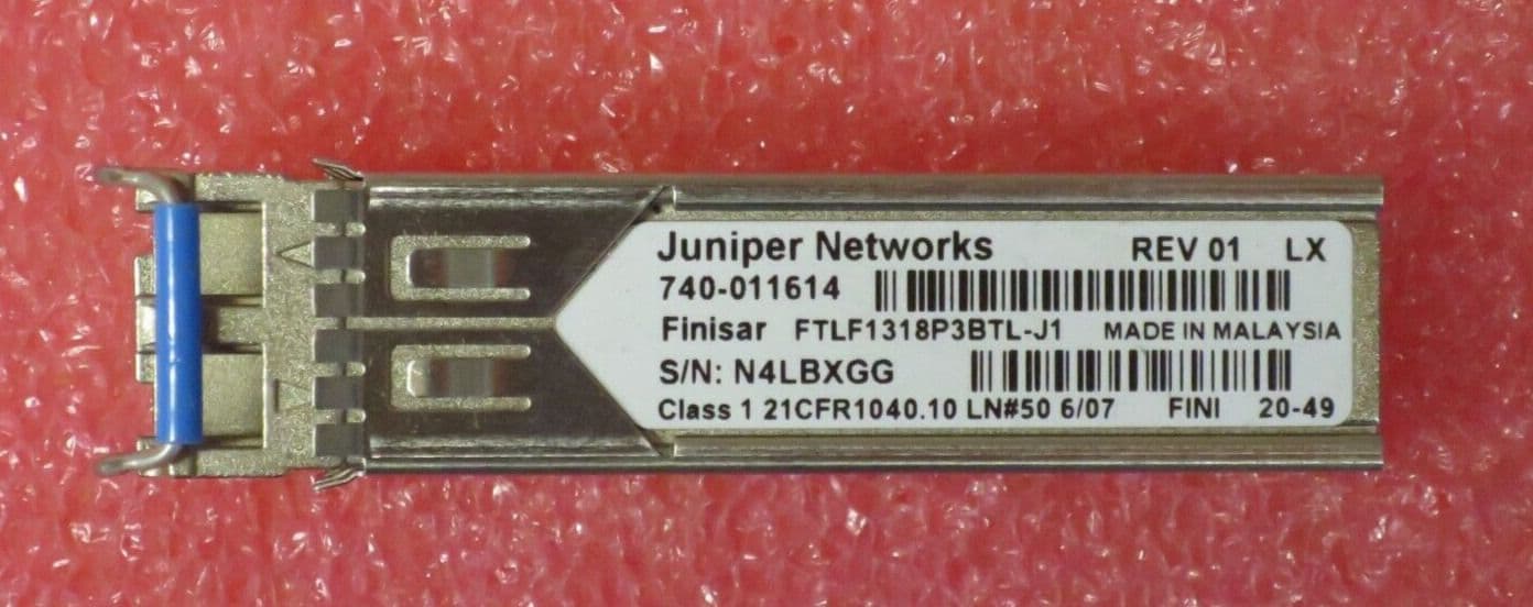 Juniper 740-011614 FTLF1318P3BCL-J1 1000BASE-LX 1G FC SFP Transceiver ...