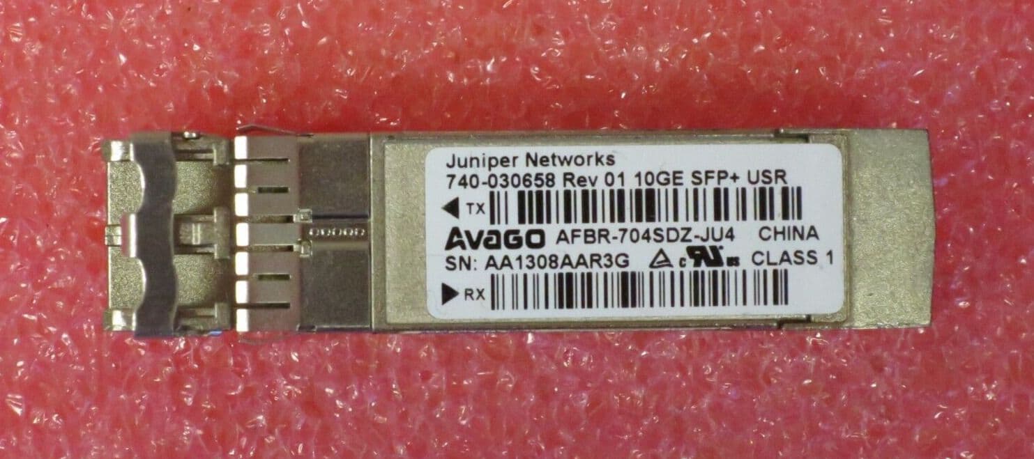 10ge Module Juniper Avago 10GE SR 300m SFP Transceiver Module 740-030658 AFBR ...