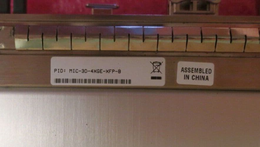Juniper MPC3E-3D-NG Expansion Module 1x MIC-3D-4XGE-XFP 1x MIC-3D-20GE-SFP