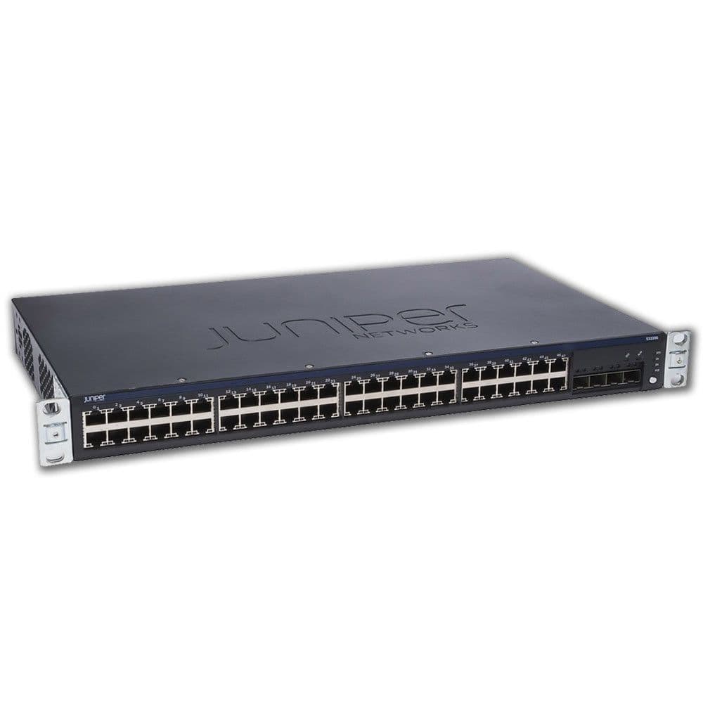 Juniper Networks EX220048T 48x 10/100/1000 Port 4x SFP L3 1U Switch