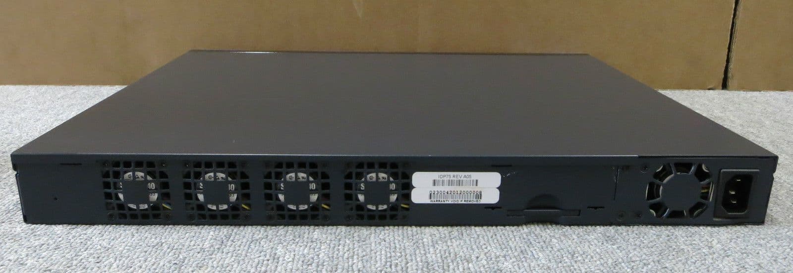 Juniper Networks IDP 75 Intrusion Detection and Prevention Device Type