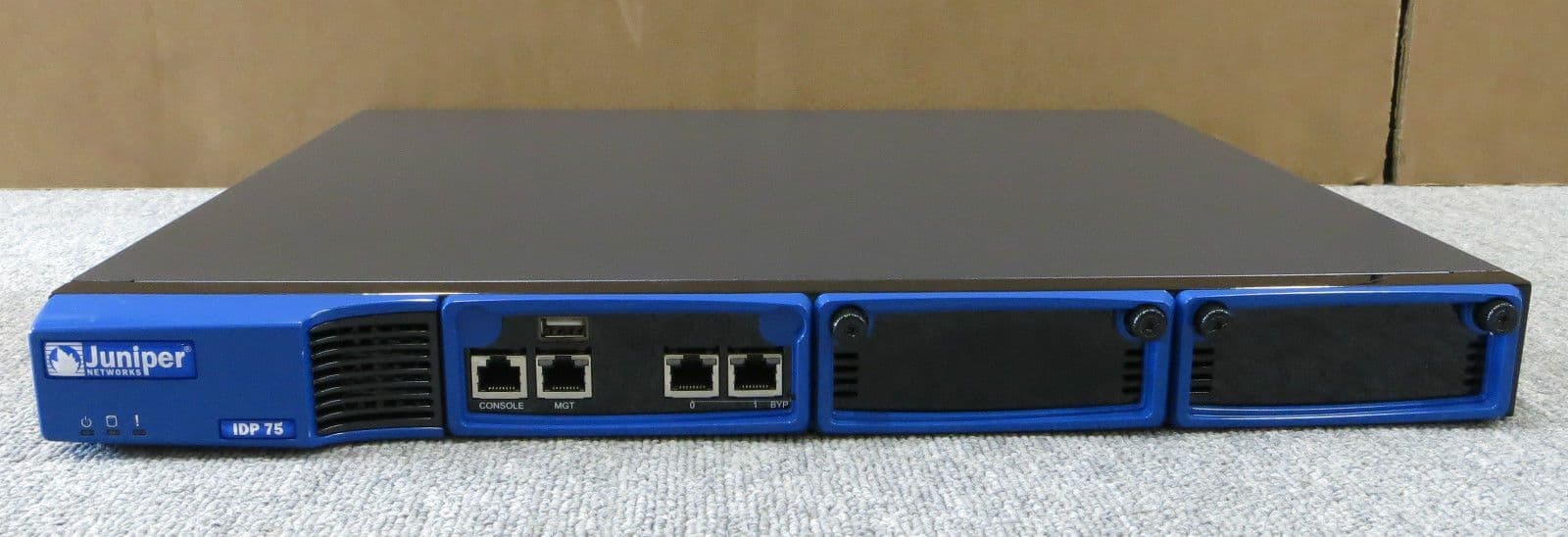 Juniper Networks IDP 75 Intrusion Detection and Prevention Device Type