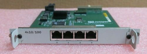 Juniper Networks JXE-4FE-TX-S Quad Port Fast Ethernet Card Module 710-012778