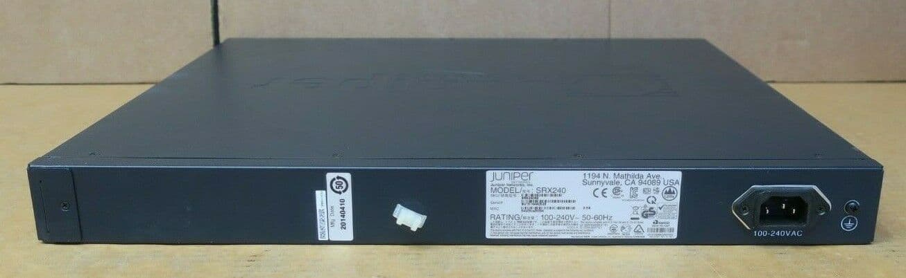 Juniper Networks SRX240 16-Port Services Gateway Firewall Network 1U ...
