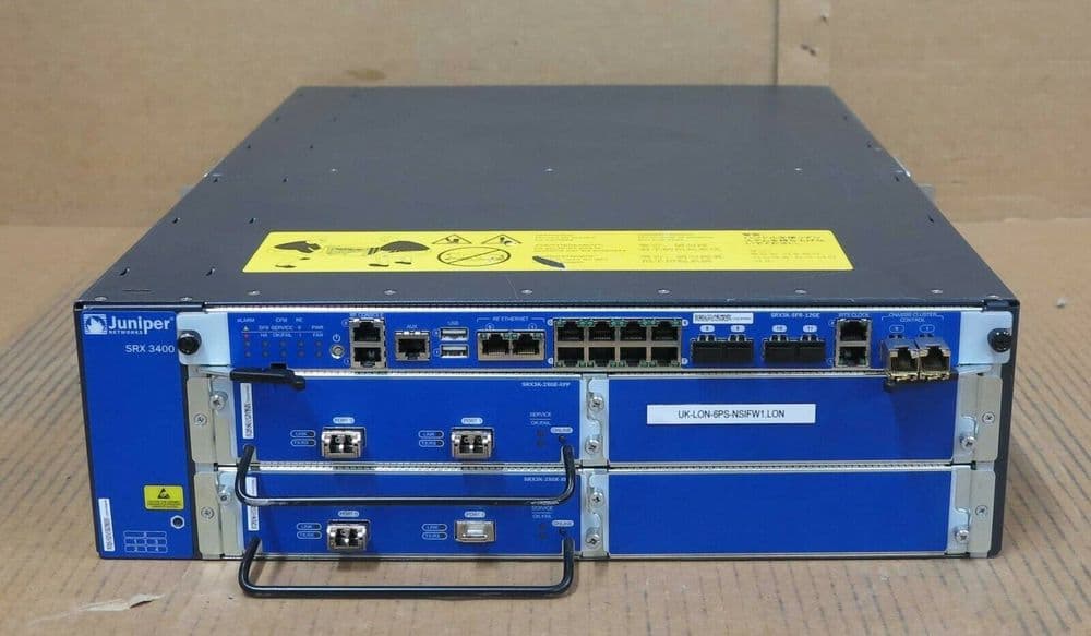 Juniper Networks SRX3400 Services Gateway 8 x Modules 2x PSU ...
