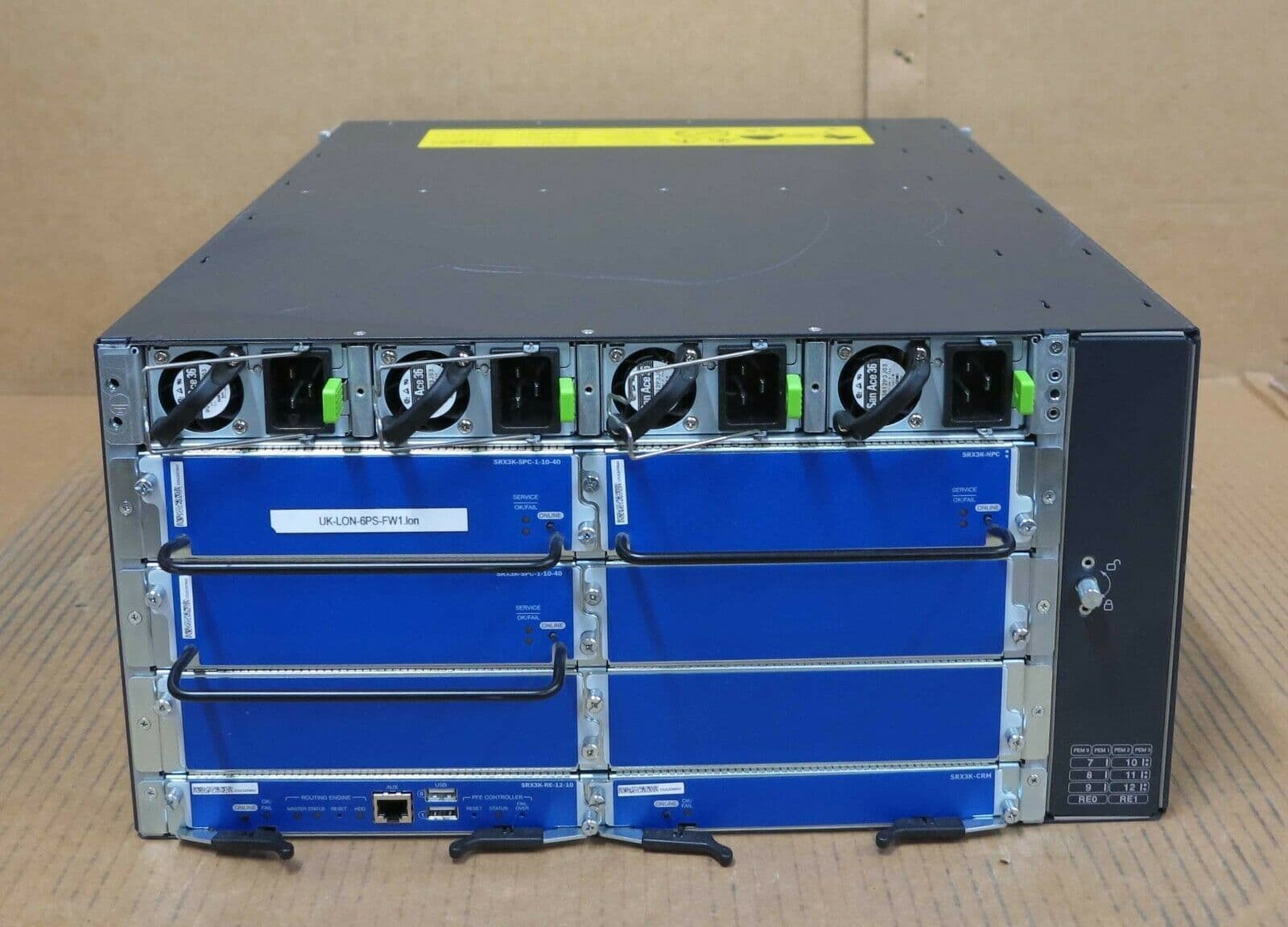 Juniper Networks SRX3600 Services Gateway 7 x Modules 4x PSU ...