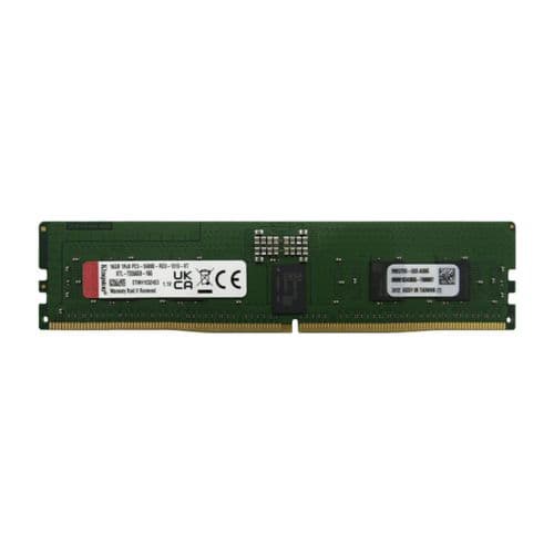 Kingston 16GB 1Rx8 PC5-5600B DDR5 ECC RDIMM 288P Server Memory KTL-TS556S8-16G