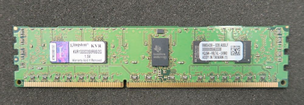 Kingston KVR1333D3D8R9S/2G - 2GBx1 DDR3 1333MHz ECC Server RAM Memory ...