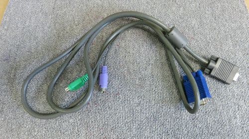 KVM Cable 1.8M VGA PS/2 to SPHD15 For PS/2 KVM Switch