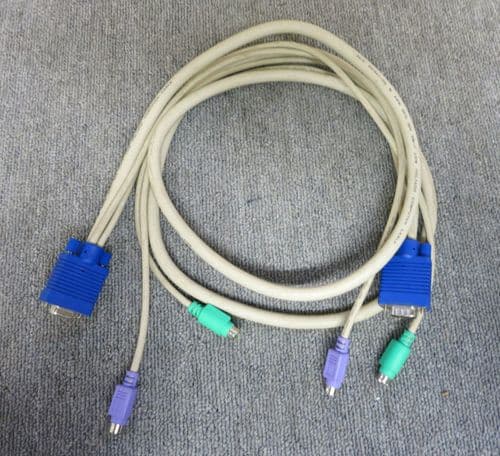 KVM Cablev10' VW-1 Low Voltage Computer Cable Style 2919 E87647-DG AWM 80c 30V