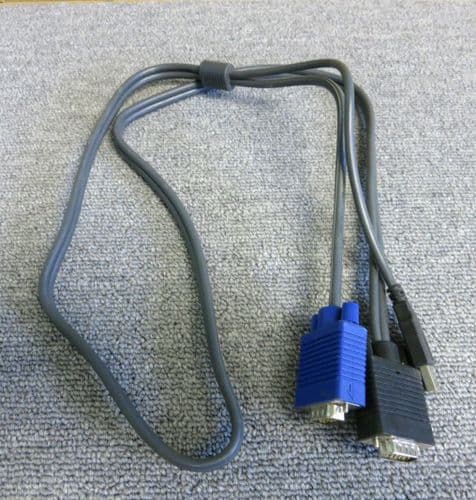 KVM USB Cable 15 Pin Male to 15 Pin Male and USB