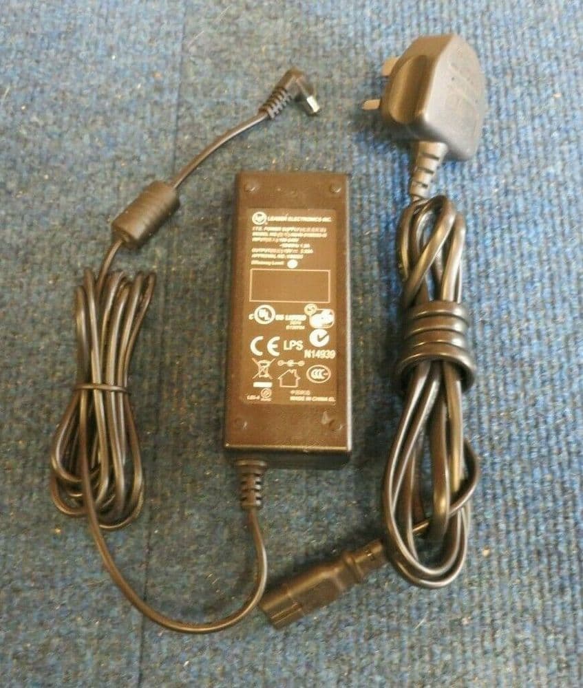 Leader Electronics NU40-2120333-13 LCD Monitor AC Power Adapter 40W 12V ...
