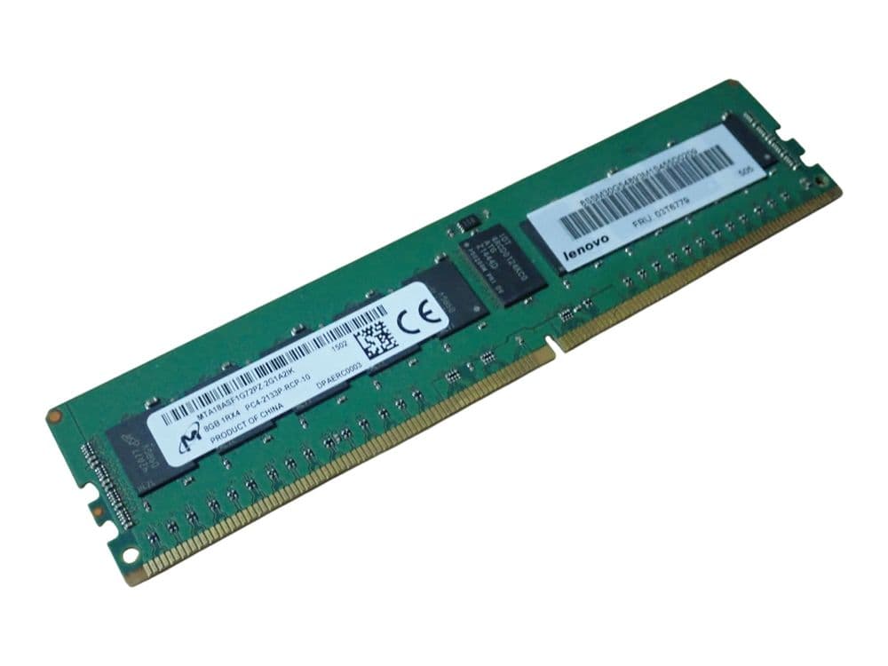 Ddr4 Rdimm Memory Lenovo 8GB 1Rx4 PC4-2133P RDIMM DDR4 288-Pin Server RAM Memory Module ...