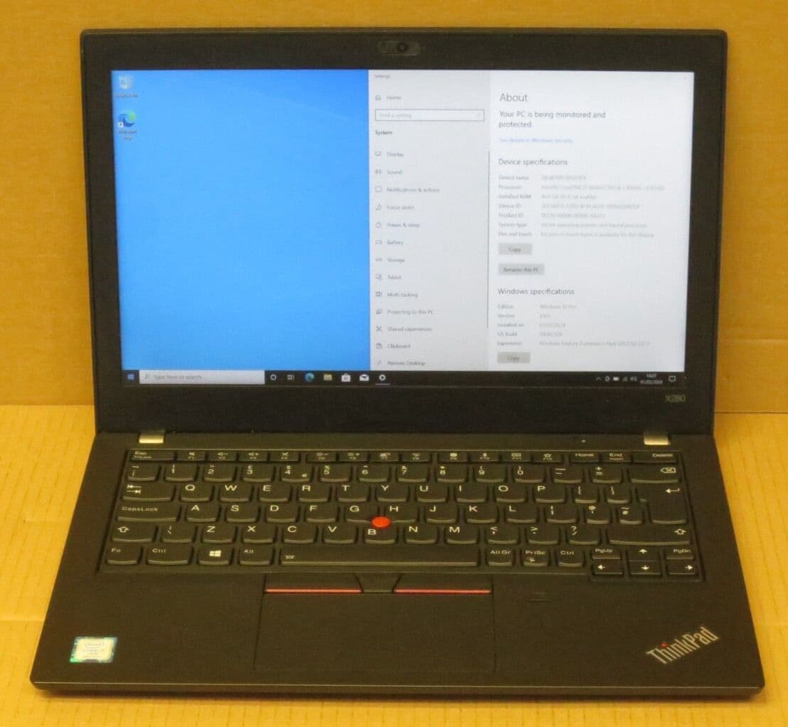 Lenovo ThinkPad X280 20KE-S8H100 Core i7 8550U 1.80GHz/16GB/1TB 
