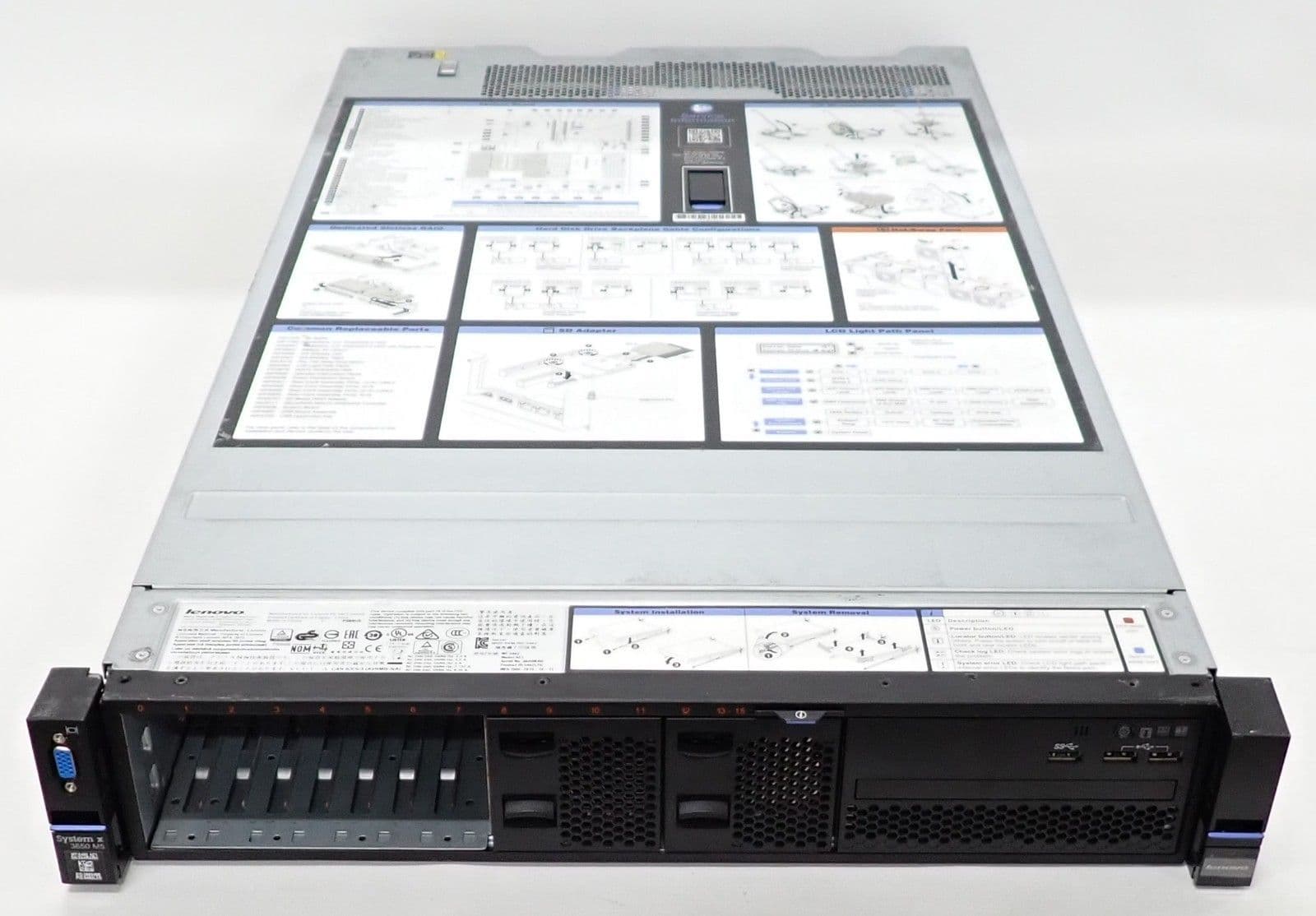 Lenovo System X3650 M5 8SFF M5210 RAID SAS Server Xeon E5-2680 v4 Lenovo System X3650 M5 8SFF M5210 RAID SAS Server Xeon E5-2680 v4