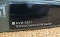 Level One KVM-0831 - 8 Port Combo KVM Switch With 8 x KVM Cables And AC Adapter