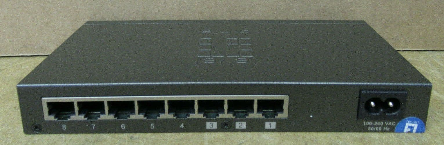 LevelOne 8Port 3x QoS Ports Fast Unmanaged Switch FEU0810