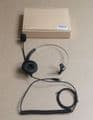 Leyming Noise Cancelling Office Headset RJ9 Crystal Head Headband Microphone