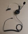 Leyming Noise Cancelling Office Headset RJ9 Crystal Head Headband Microphone