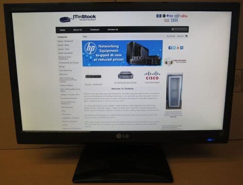 LG Flatron E2241S-BN Black 21.5" LCD TN Flat Screen Monitor 1920 x 1080 VGA