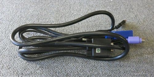 Linkskey C-KVM-SC6 6 Foot 3-In-1 USB PS/2 VGA KVM Combo Cable