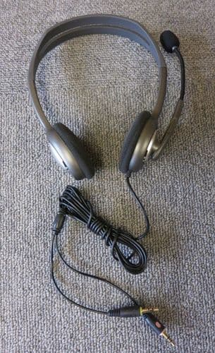 Logitech H110 Wired Stereo On-Ear Headset With Noise-Canceling Microphone