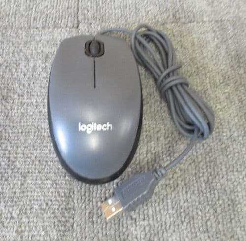 Logitech M90 810-002147 Grey USB Wired 3-Button Optical Mouse