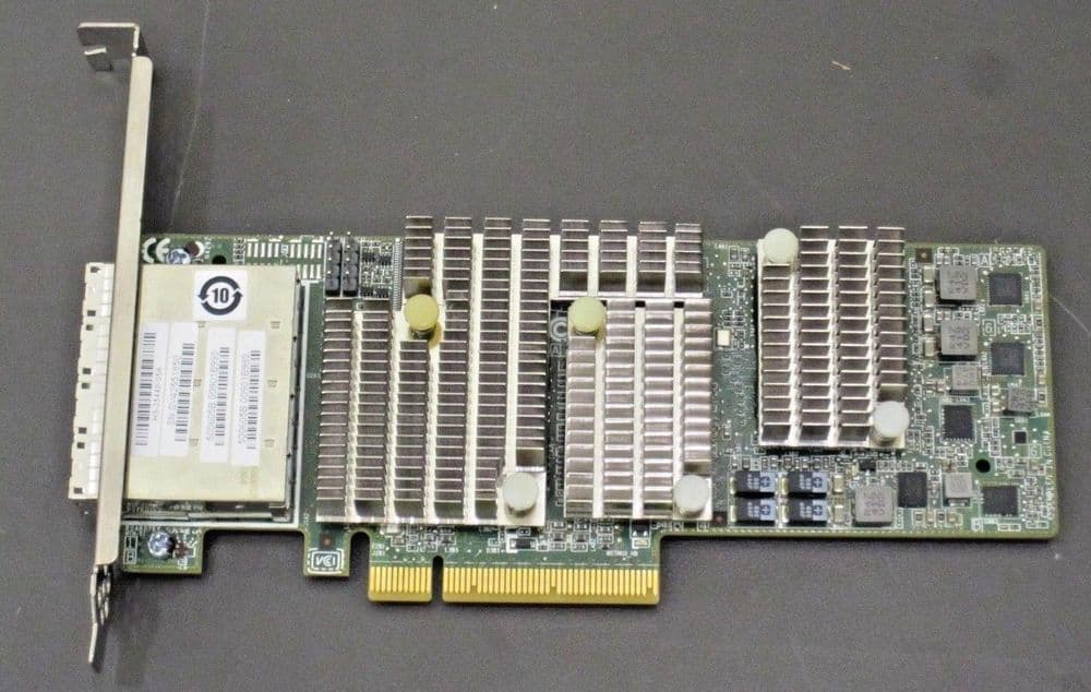 LSI Logic SAS SATA 9206-16e 6Gb s 16x Port PCI-E Host Bus Adapter H3 ...