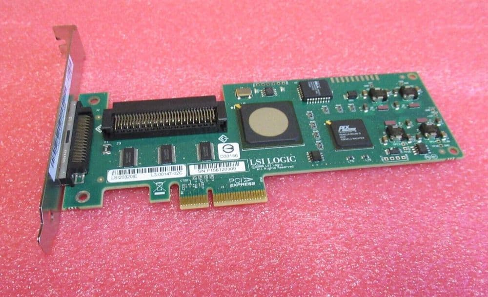 Sun 375-3357 LSI Logic LSI22320SLE PCI-E Dual SCSI Ultra320, Free Shipping - Foto 1