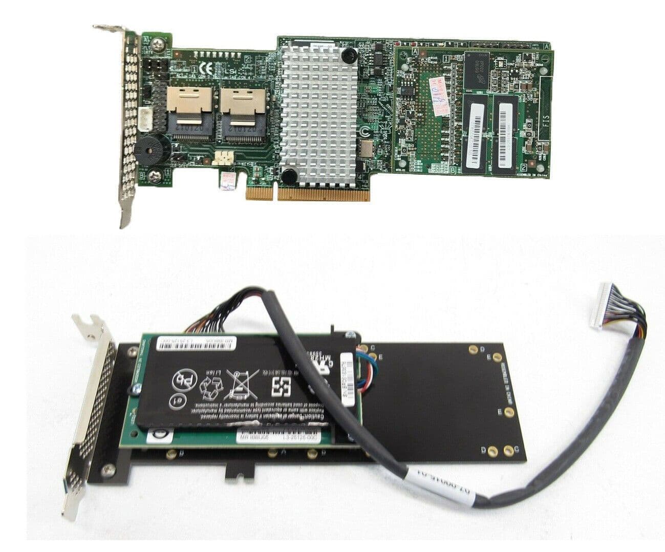 LSI MegaRaid 9270-8i 8-Port PCIe 6Gb/s Controller Raid Card 1GB Cache ...