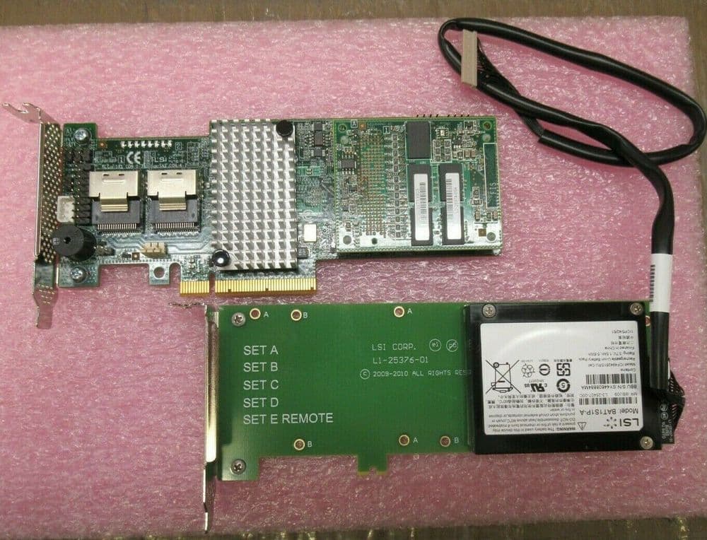 LSI MegaRaid 92708i 8Port PCIe 6Gb/s Raid Controller Card 1GB Cache