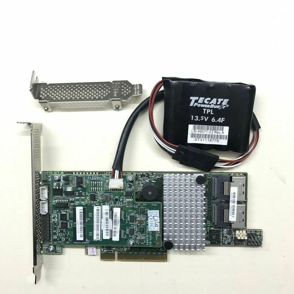 LSI MegaRAID MR SAS 9271-8i 6G RAID 1GB Controller Card L3-25419-06A FH ...
