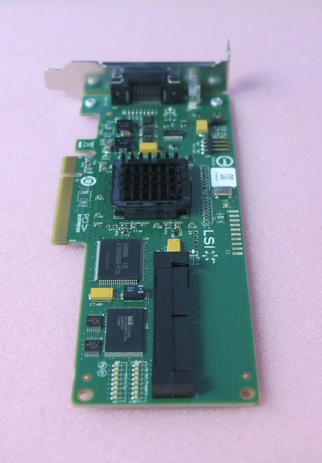 LSI SAS3442E-R SAS / SATA 3GB/s PCI-E 1 0 x8 RAID Storage Controller HH