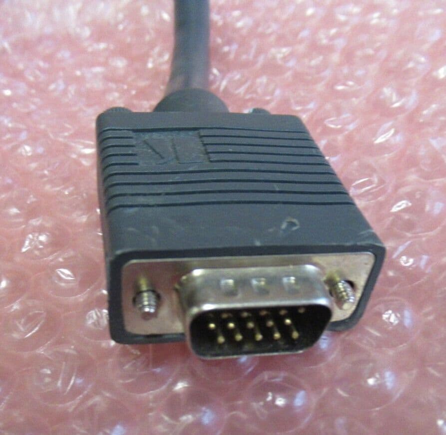 Male VGA 15-Pin To Male VGA 15-Pin Monitor Cable 1 8m Black