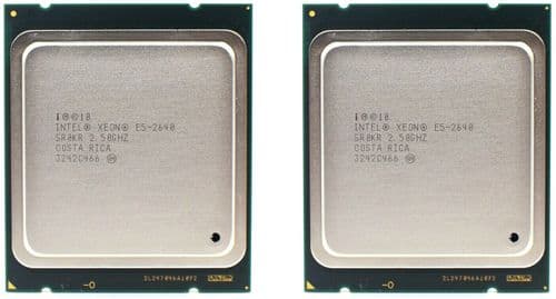 Matched Pair Intel Xeon 6C E5-2640 2.5Ghz 20MB Cache Processor CPU LGA2011 SR0KR