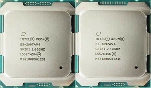 Matched Pair Intel Xeon E5-2697Av4 16C 2.6Ghz LGA2011-3 40MB CPU Processor SR2K1