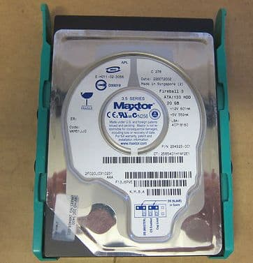 Maxtor Fireball 3 5.4k rpm 20GB IDE / ATA Hard Drive HDD VAM51JJ0 - 294923-001