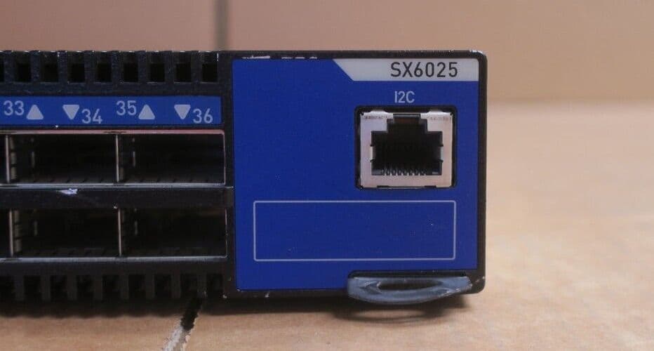 Mellanox Infiniband IB SX6025 FDR 36-Port Switch MSX6025F-1SFS B2F 2x PSU