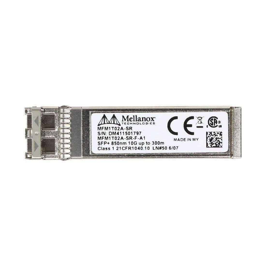 Mellanox MFM1T02A-SR 10GB FC 850nm 300m SFP LC Transceiver Module
