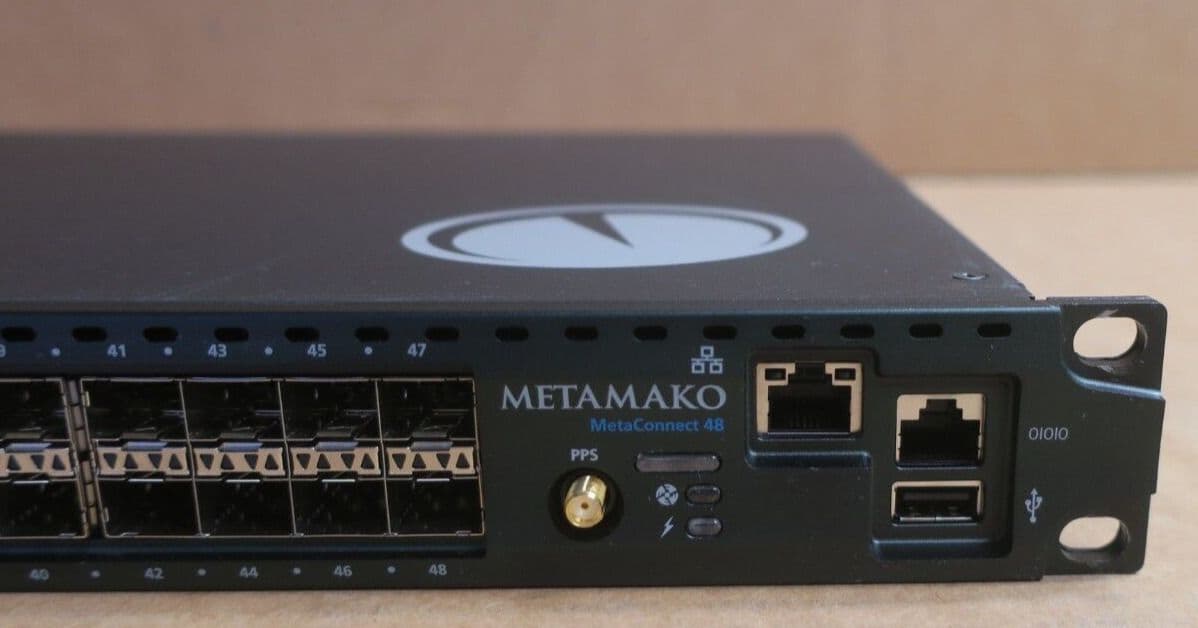 Metamako MetaConnect 48 C48-A L1 48-Port 1/10GbE SFP Low Latency Switch ...