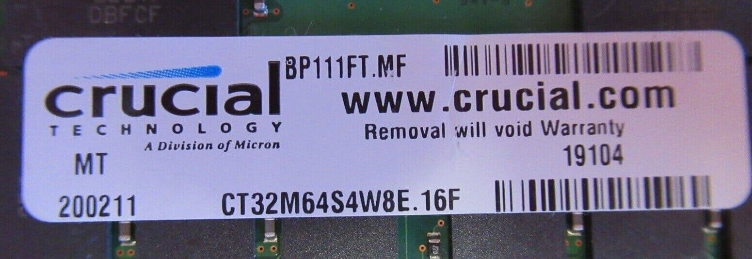 256MB SDRAM PC133 133MHZ 100-PIN NON-ECC 32x8 - View #3